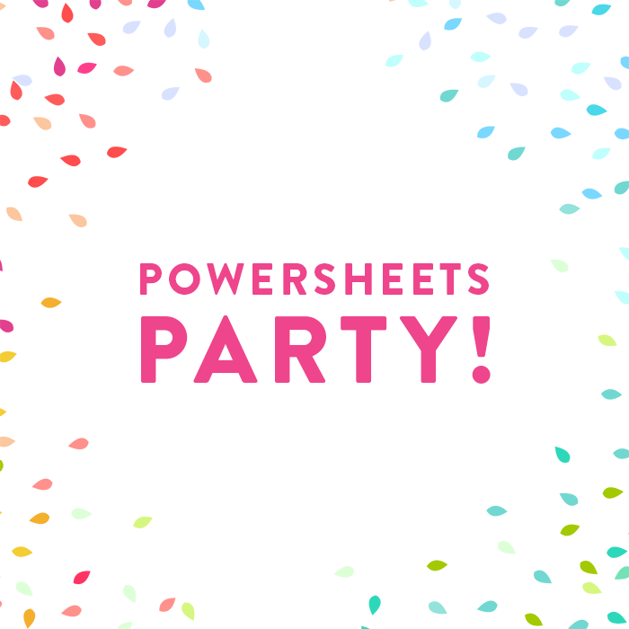 PowerSheets Party April 2017