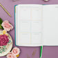 90-Day PowerSheets® Goal Planner  | Weekly Undated (Lavender)