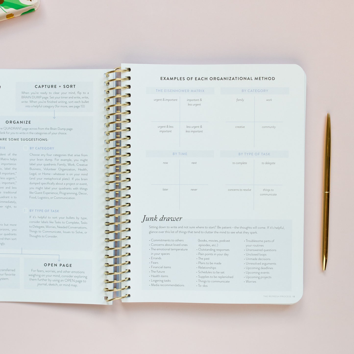 Refresh Brain Dump Journal | Periwinkle