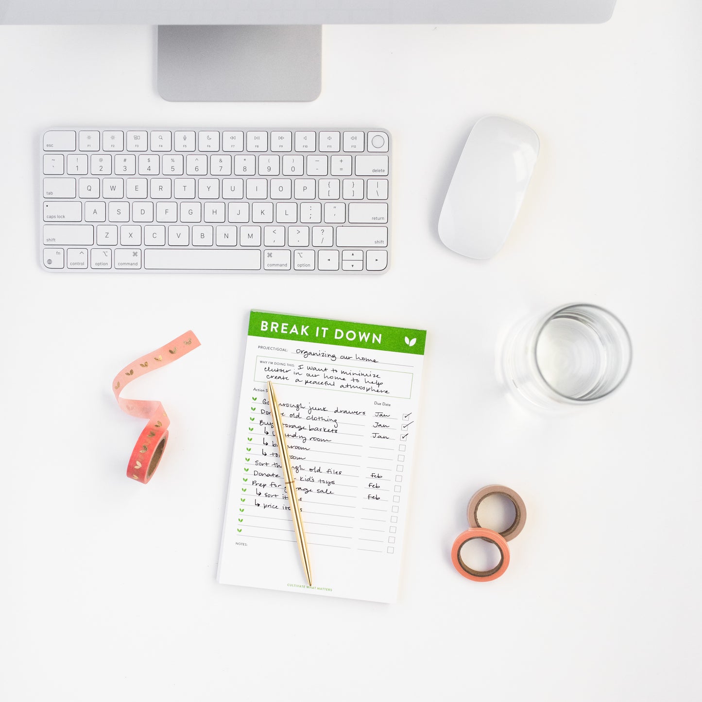 Break It Down Notepad | Green