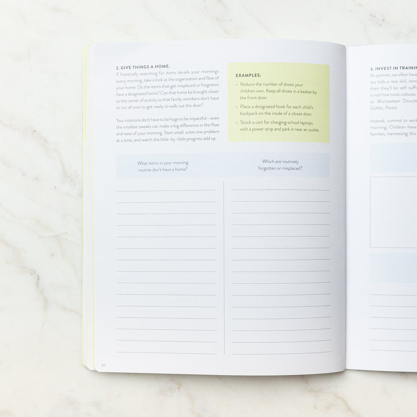 Family Morning Routines Workbook