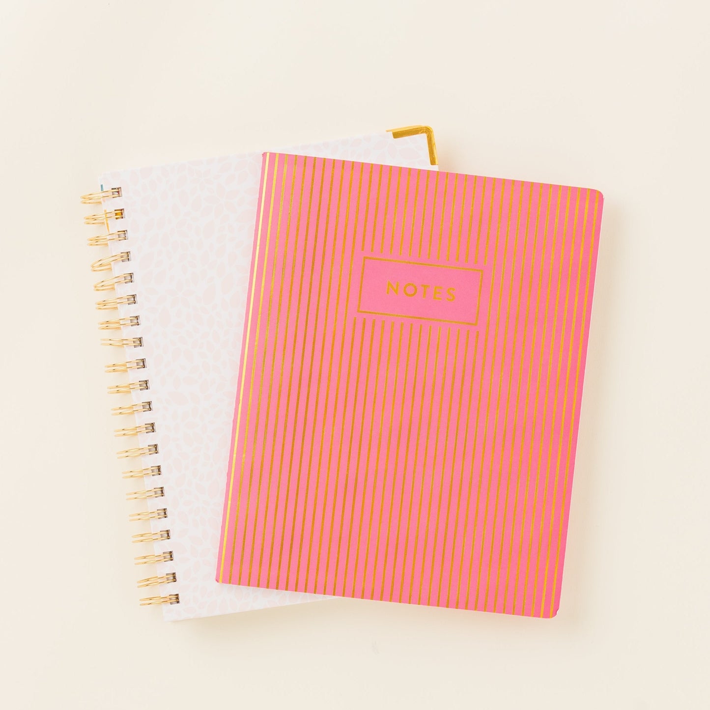 Large Everyday Dotted Notebook | Azalea Stripes