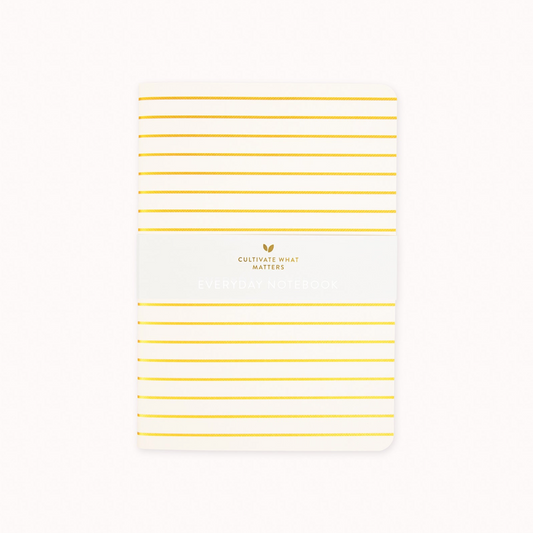 Everyday Notebook | Natural Stripes (Dotted)