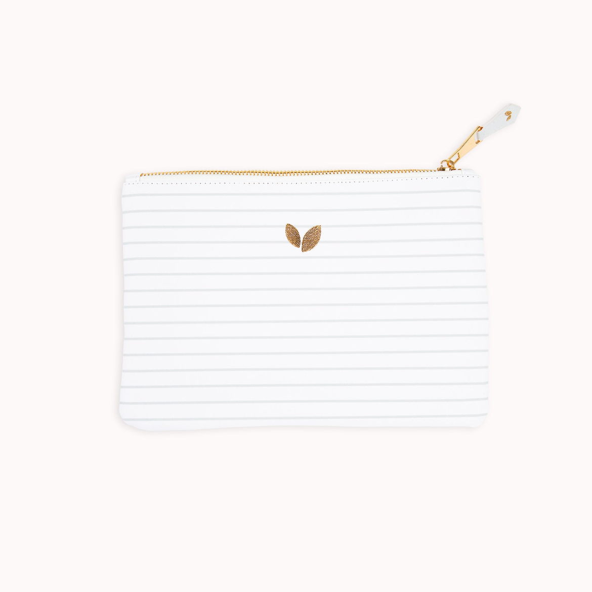 Accessory Pouch | Classic Gray Stripe