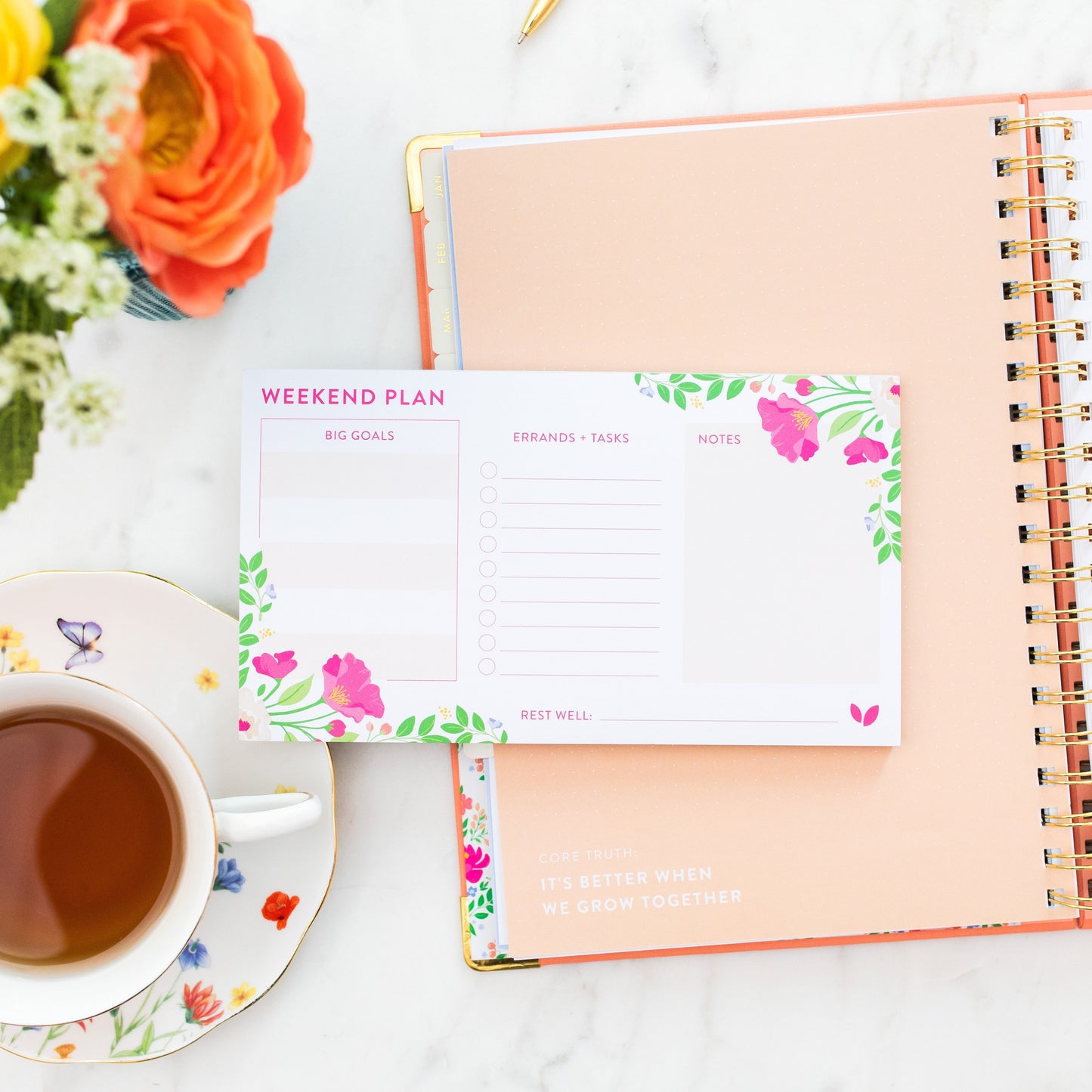 Weekend Goals Notepad - 4.5x8