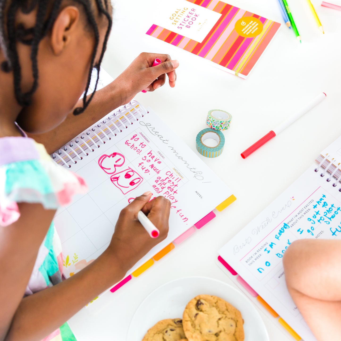 Girls Goal Planner - Cultivate What Matters - Goal Setting