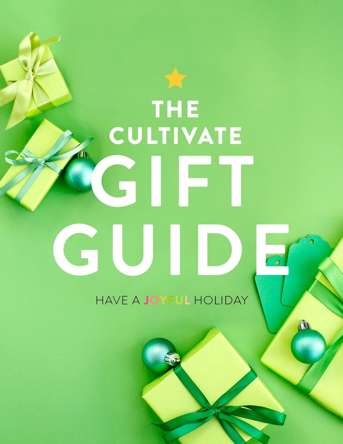 The Cultivate Gift Guide + Holiday Sale