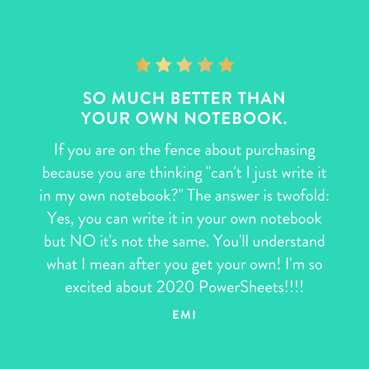 Are PowerSheets "Worth It"? You Get to Decide!