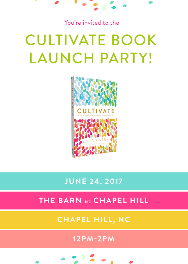 You’re Invited to the Cultivate Book Launch Party