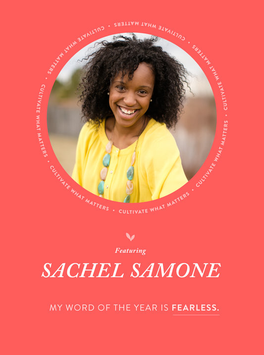 My Word of the Year – Sachel Samone