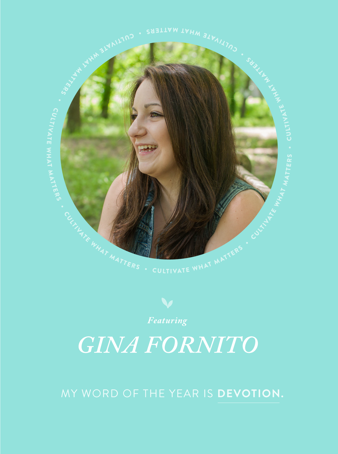 My Word of the Year – Gina Fornito