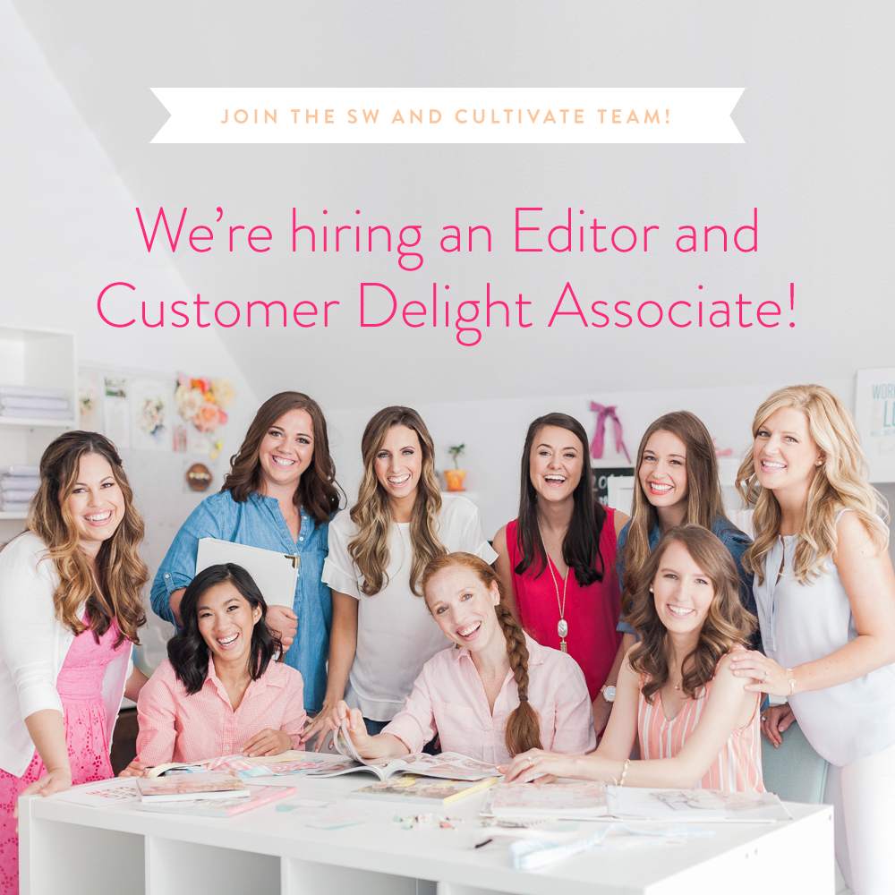We’re hiring at Cultivate and Southern Weddings!