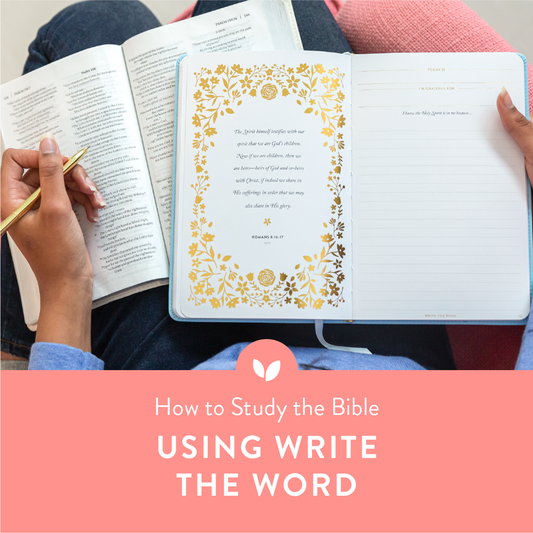 How to Study the Bible Using Write the Word Journals