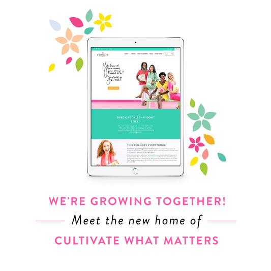 Our New Website + the Cultivate What Matters Giveaway