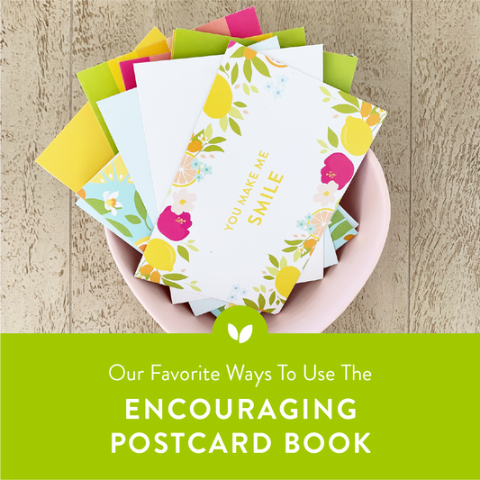 Our Favorite Ways to Use the Encouraging Postcard Book