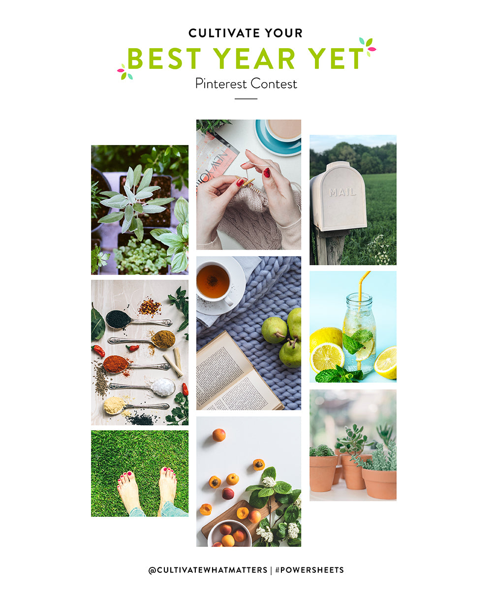 2019 Cultivate Your Best Year Pinterest Contest