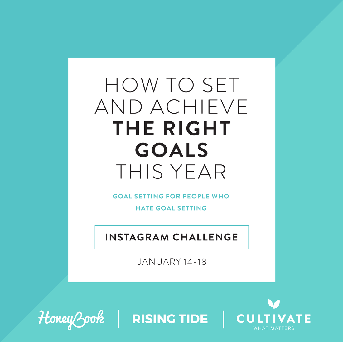 FREE Webinar and Instagram Challenge with The Rising Tide Society + HoneyBook!