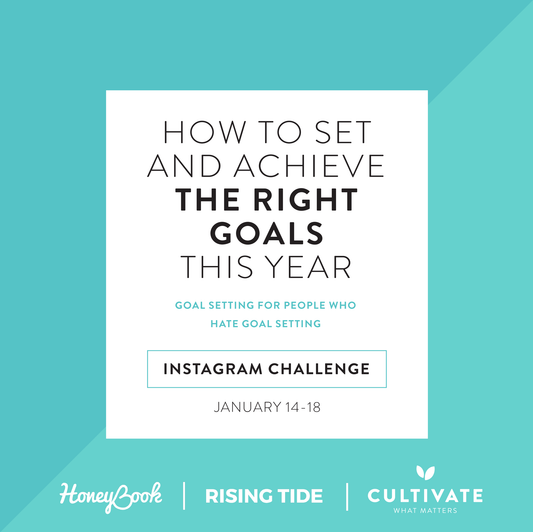 FREE Webinar and Instagram Challenge with The Rising Tide Society + HoneyBook!