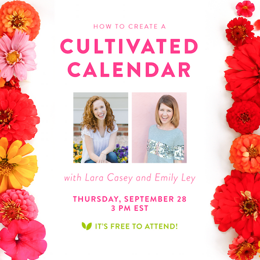 How To Create a Cultivated Calendar with Emily Ley