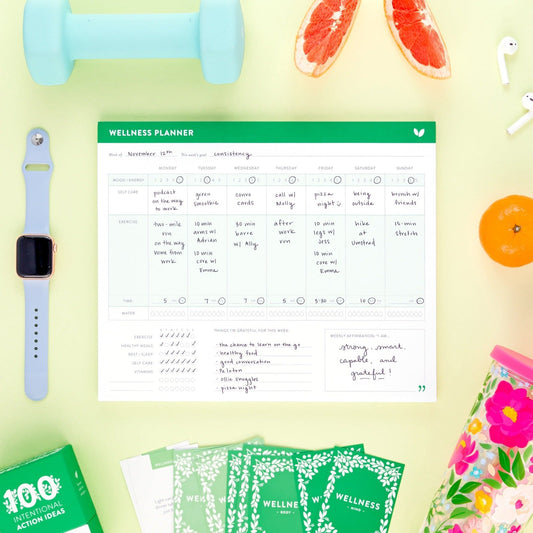 Cultivate What Matters - Wellness Planner Notepad