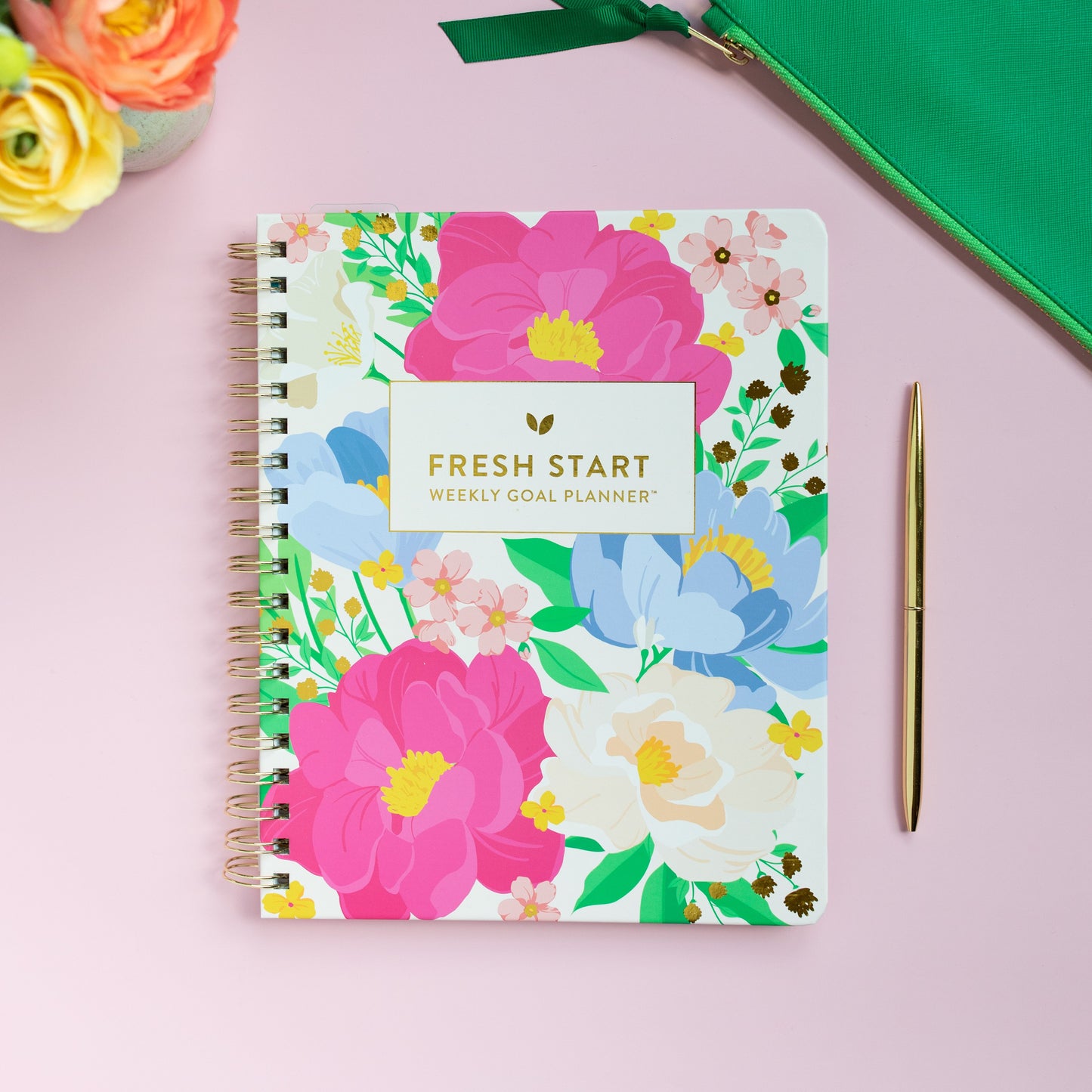 Fresh Start Weekly Goal Planner | Bold Blooms