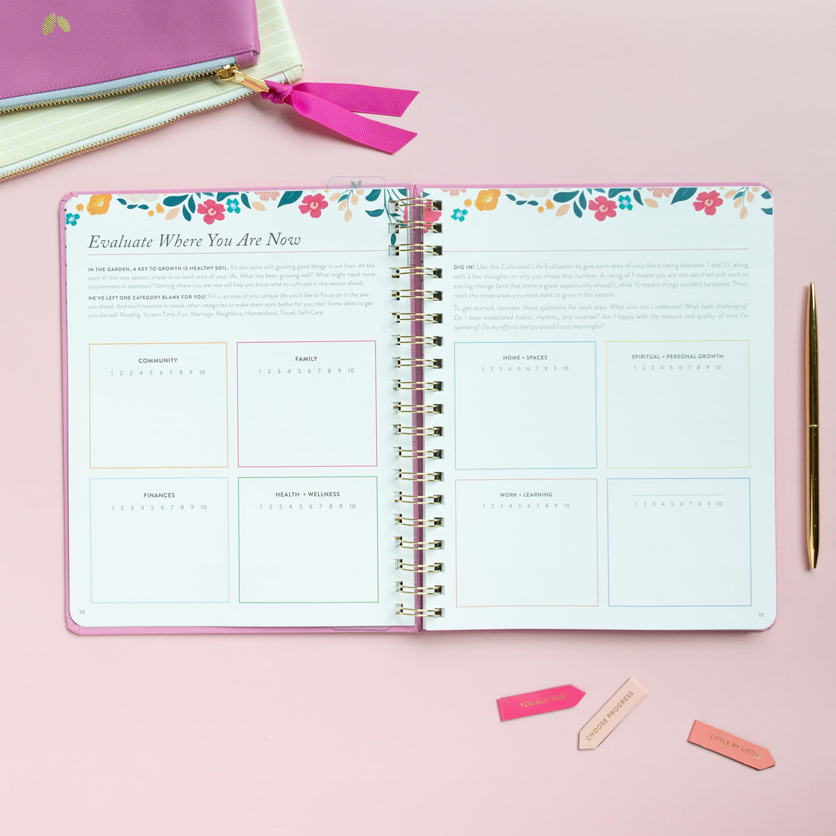 Fresh Start Weekly Goal Planner | Orchid