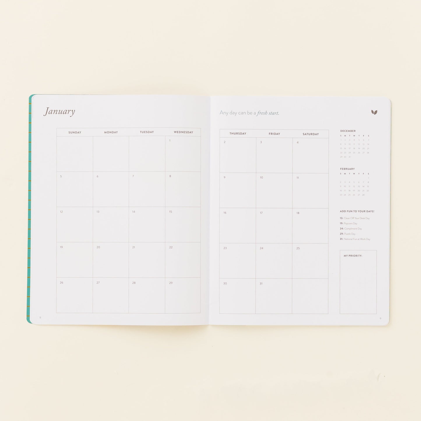 2025 Monthly Planner