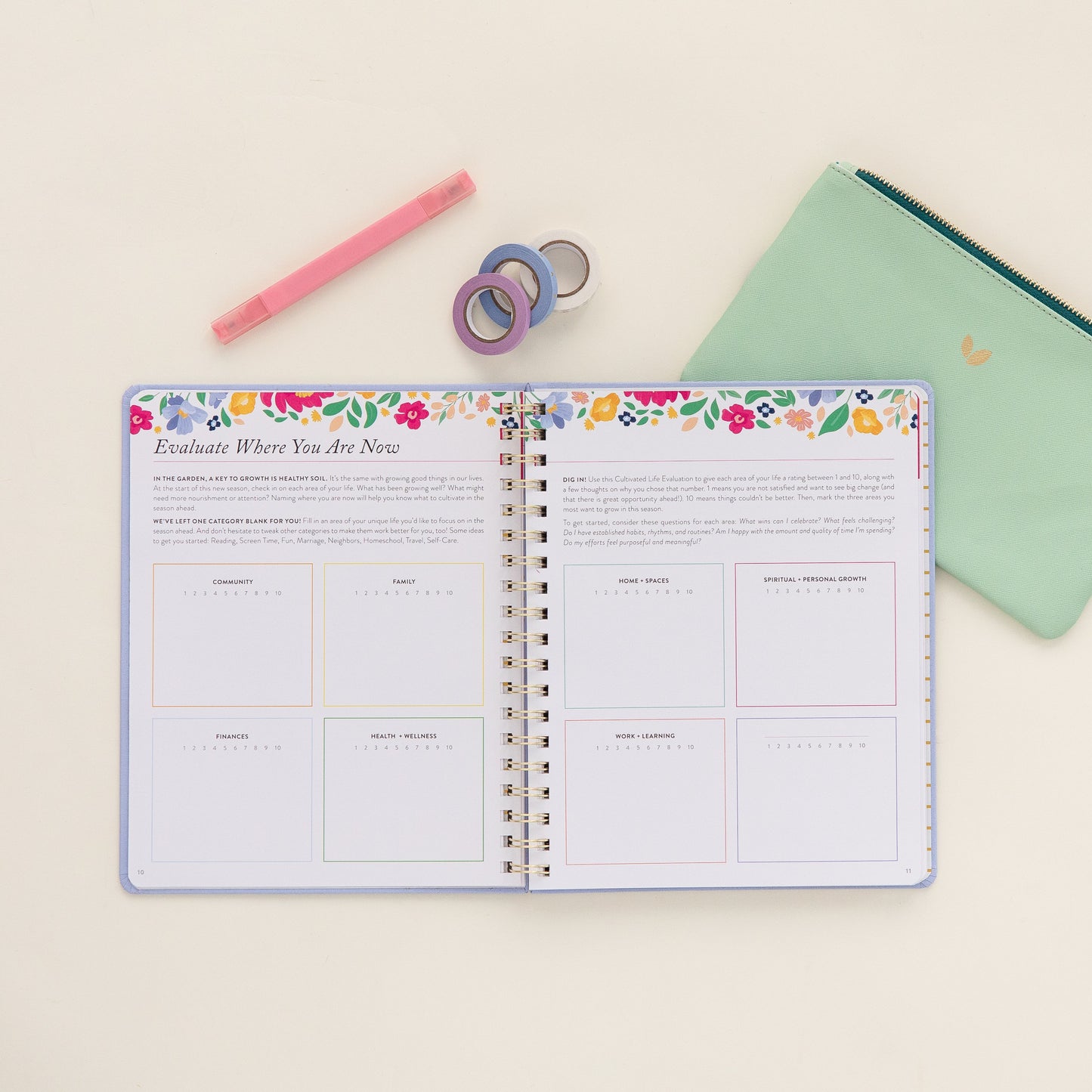 Fresh Start Weekly Goal Planner | Snowfall