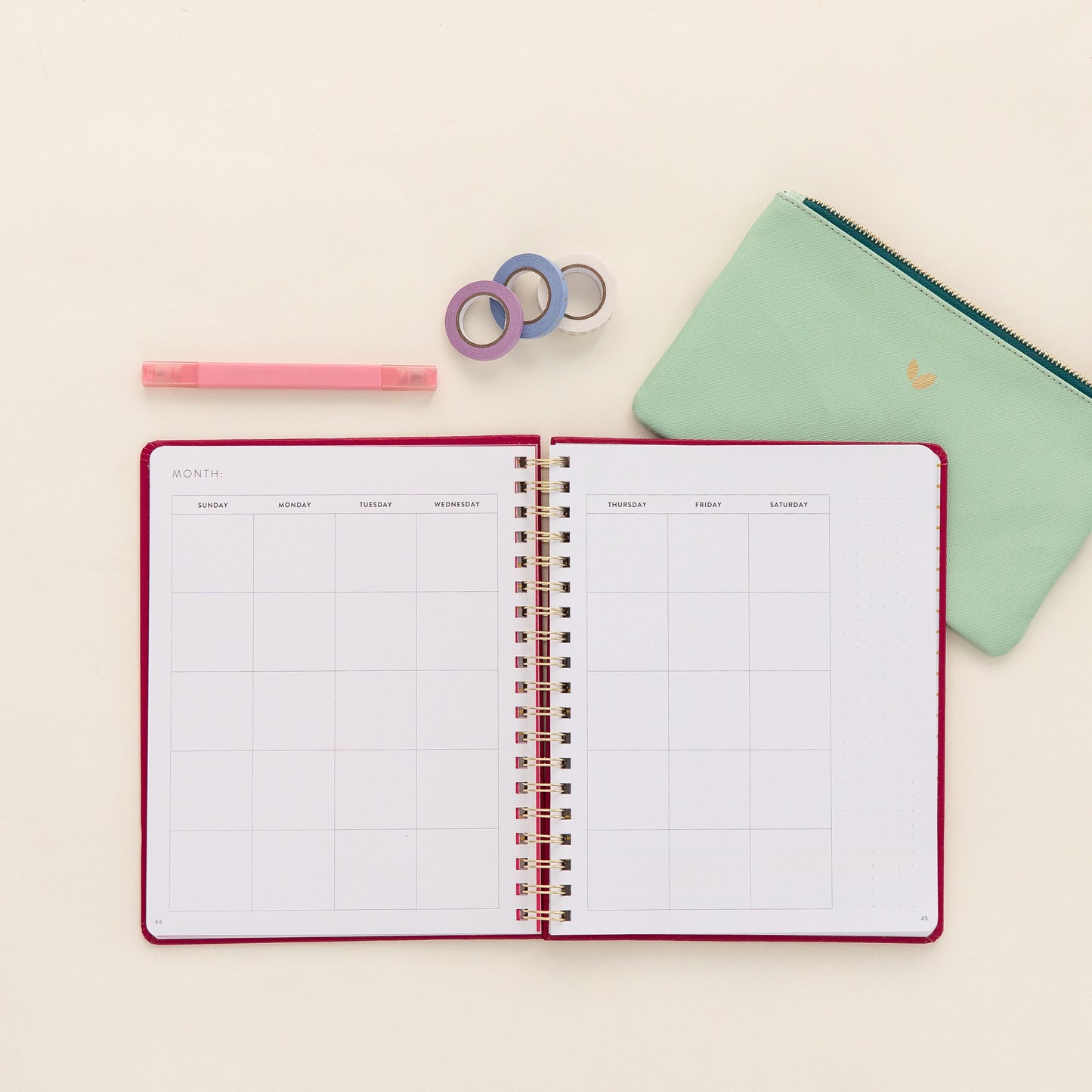 Fresh Start Weekly Goal Planner | Snowfall