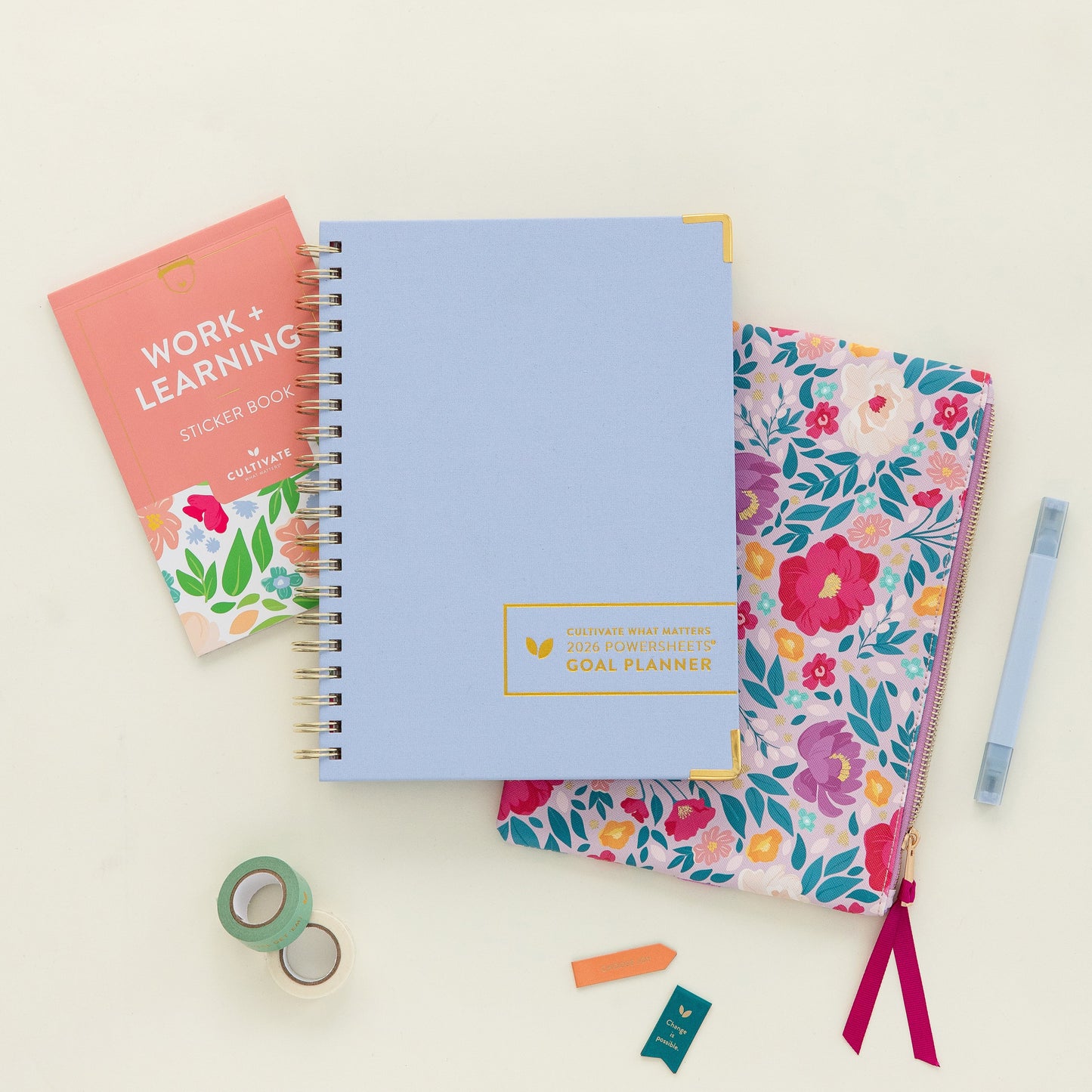 2026 One-Year PowerSheets® Goal Planner | Snowfall