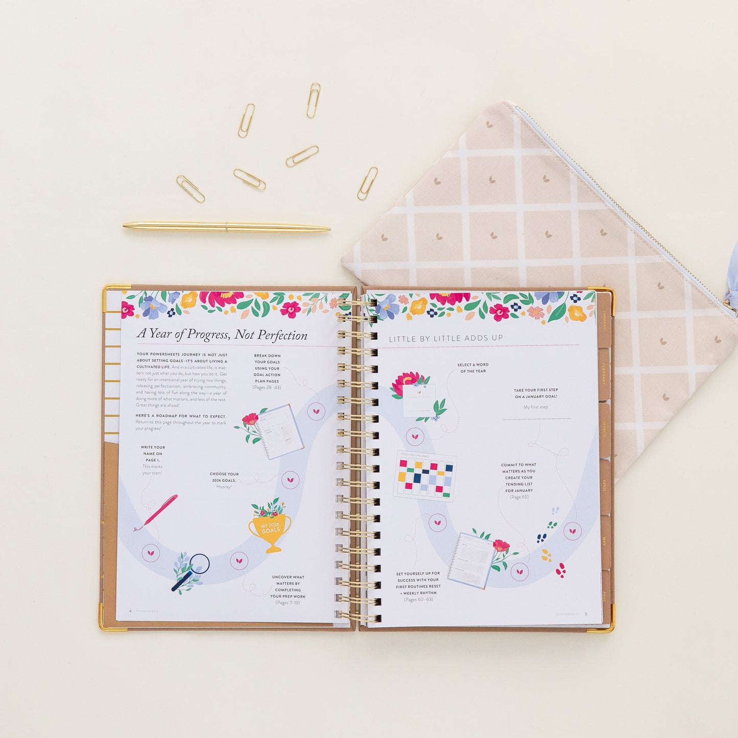 2026 One-Year PowerSheets® Goal Planner | Acorn