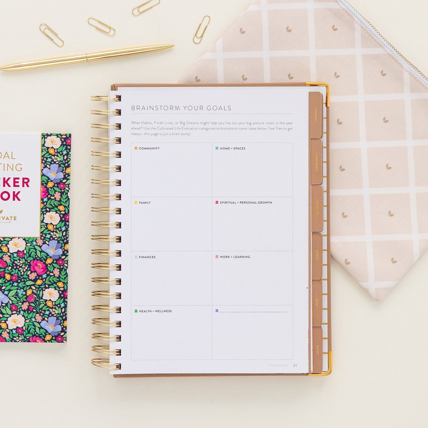 2026 One-Year PowerSheets® Goal Planner | Acorn