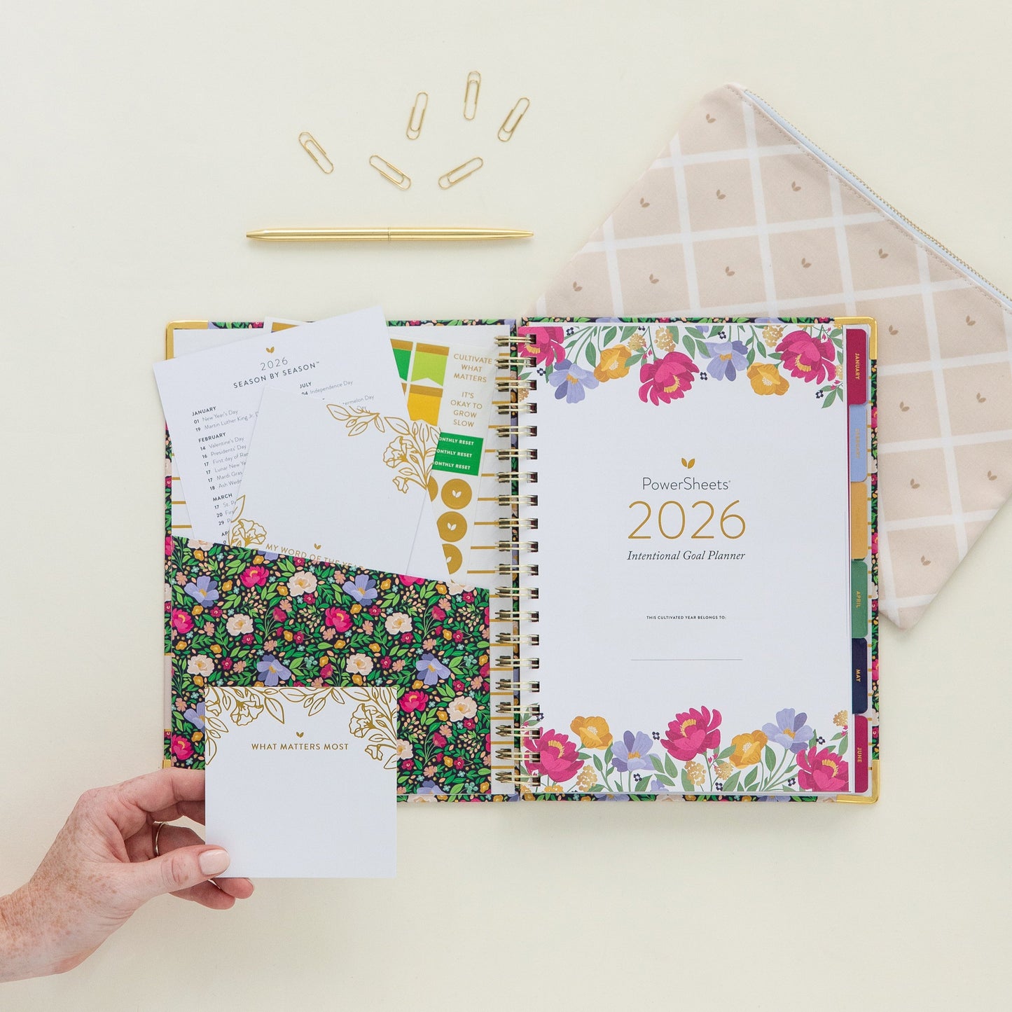 2026 One-Year PowerSheets® Goal Planner | Snowfall