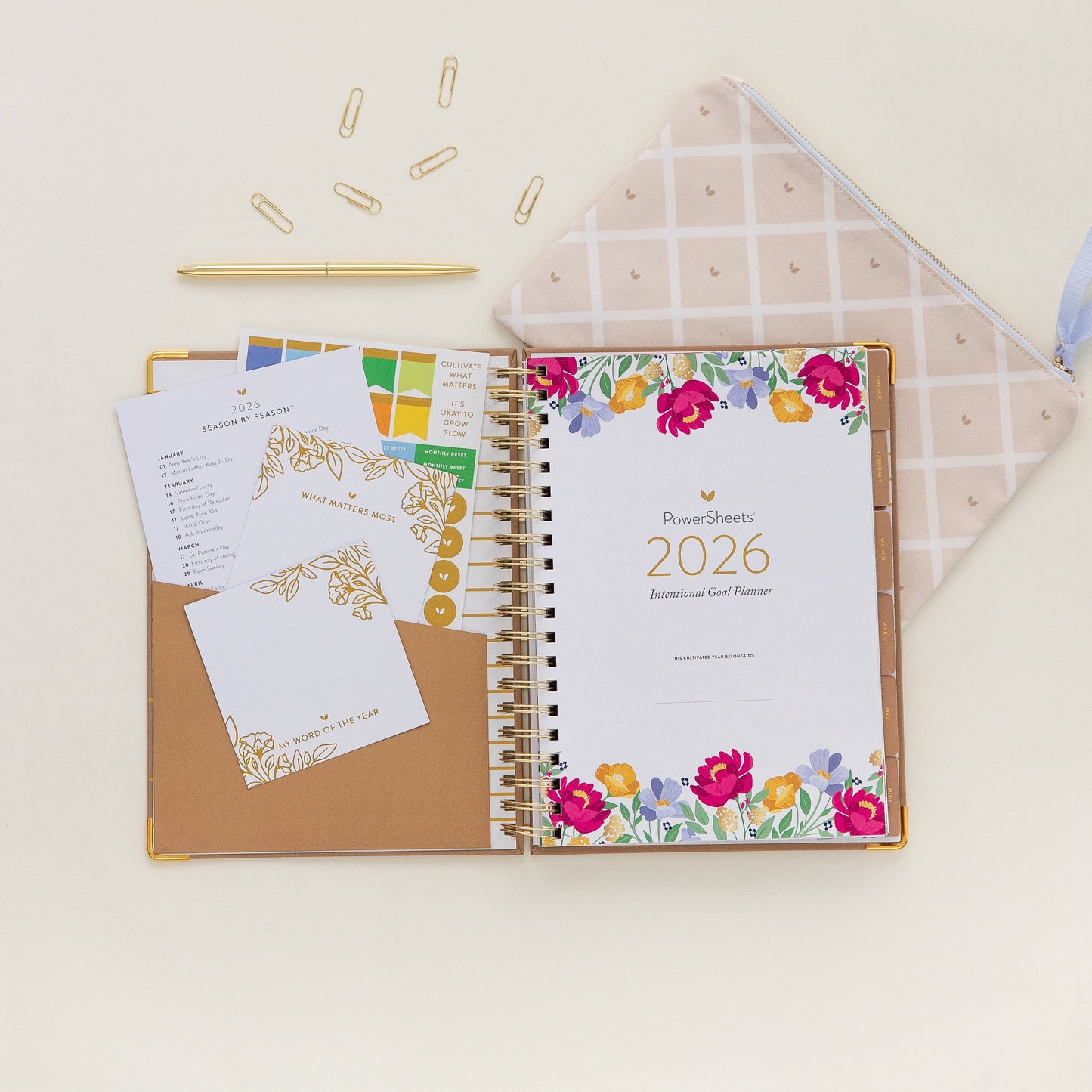 2026 One-Year PowerSheets® Goal Planner | Acorn