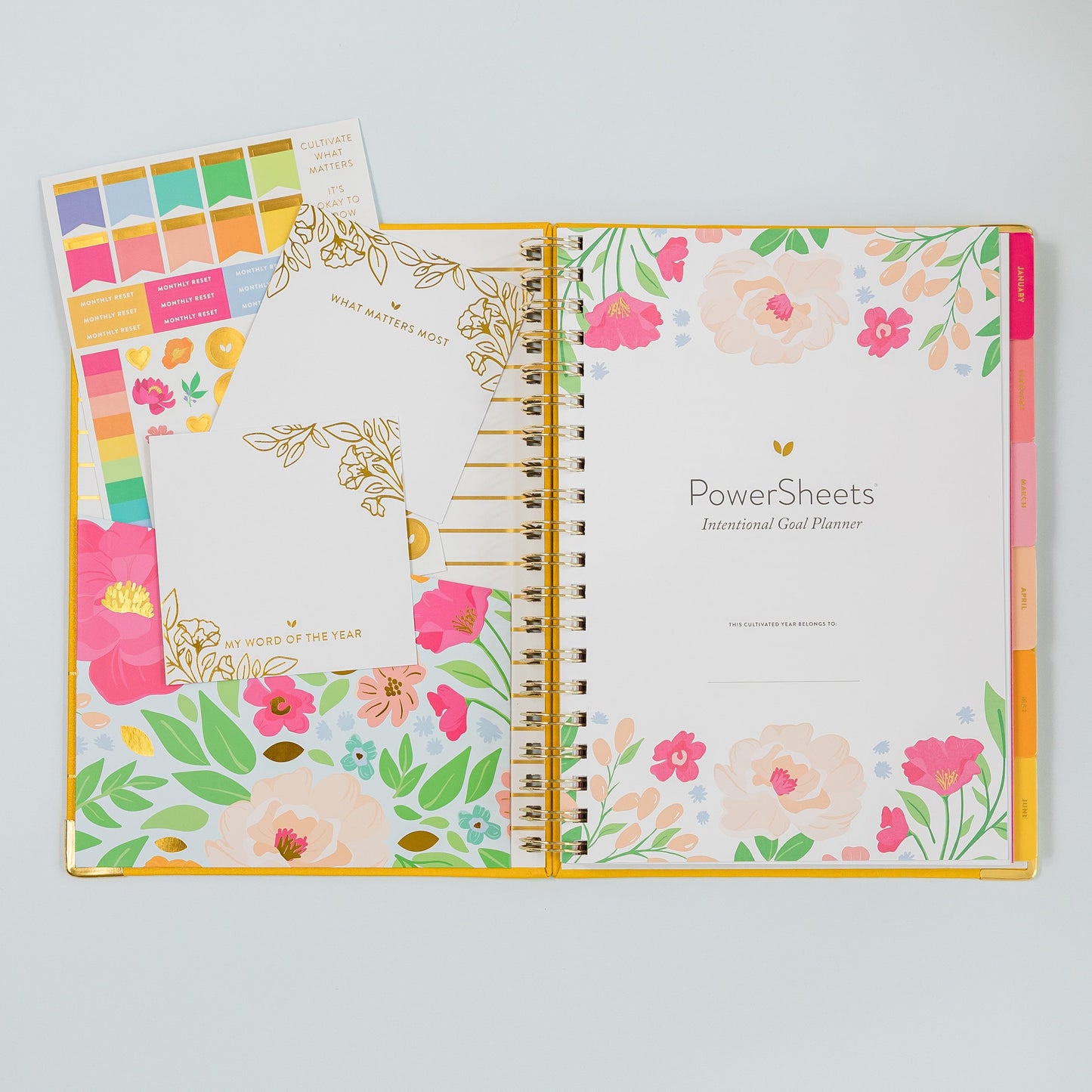 One-Year PowerSheets® Goal Planner | Marigold