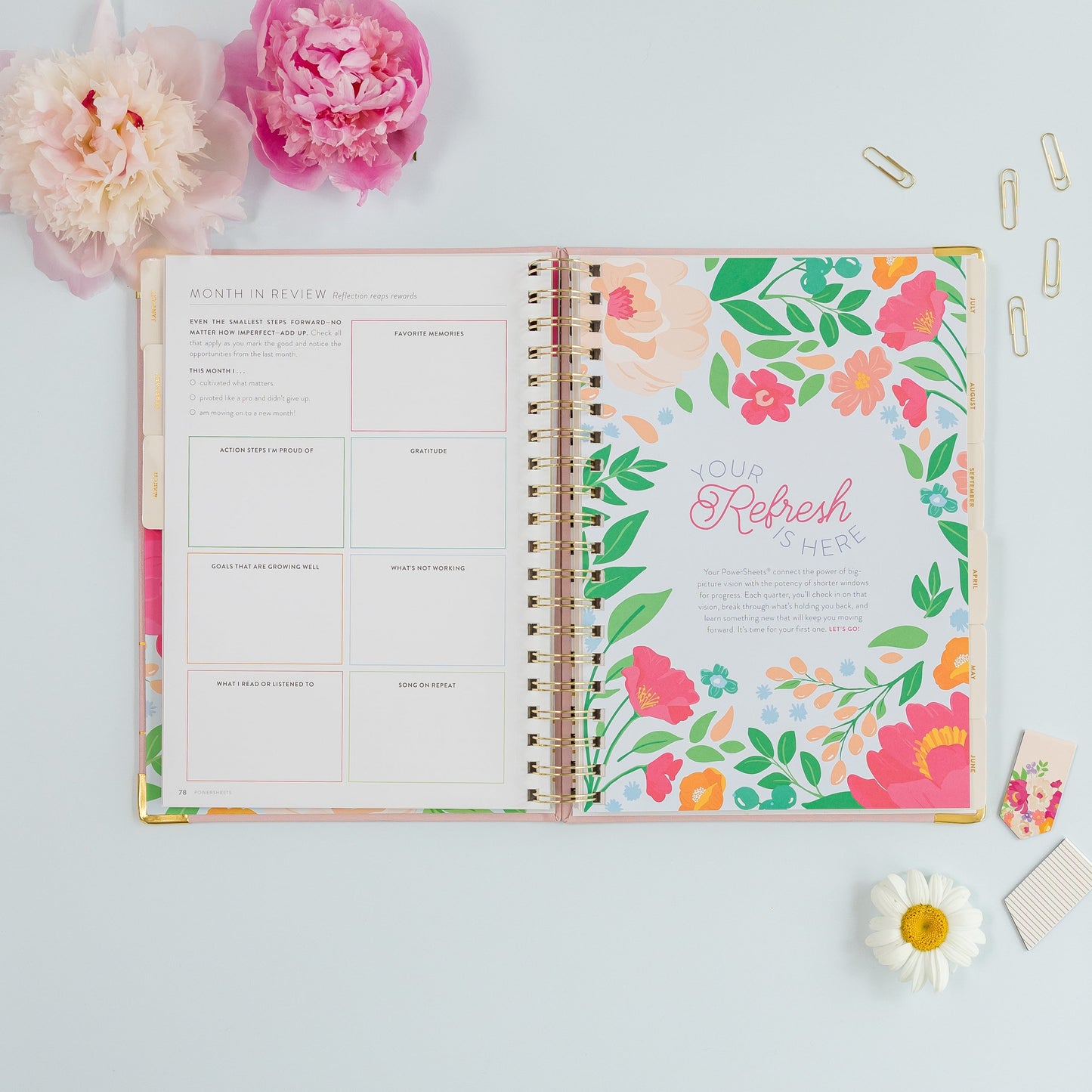 One-Year PowerSheets® Goal Planner | Blossom