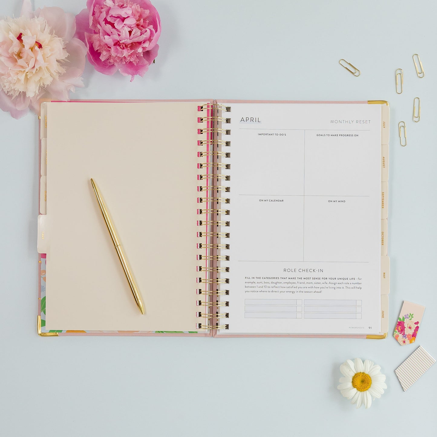 One-Year PowerSheets® Goal Planner | Blossom