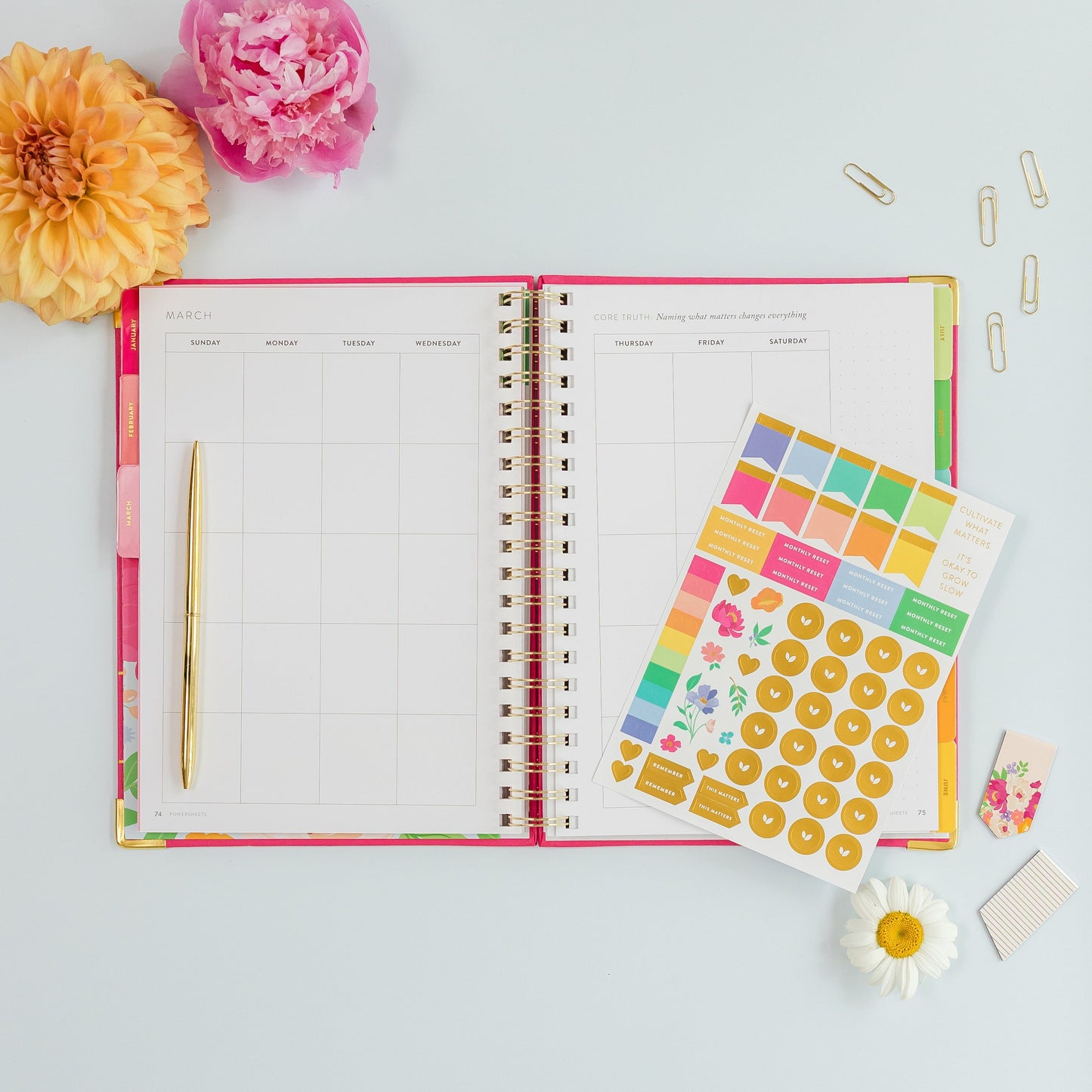One-Year PowerSheets® Goal Planner | Marigold