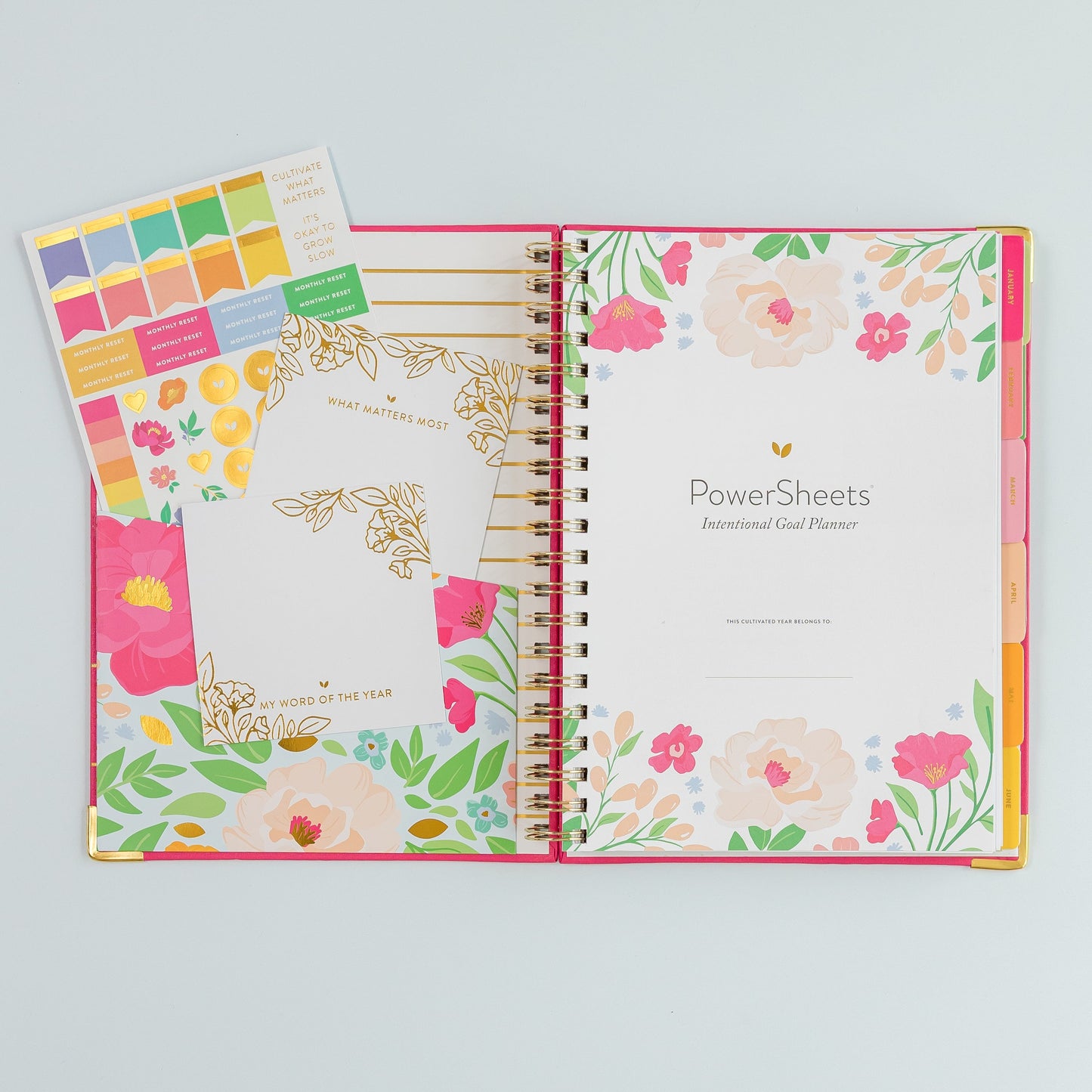 One-Year PowerSheets® Goal Planner | Peony