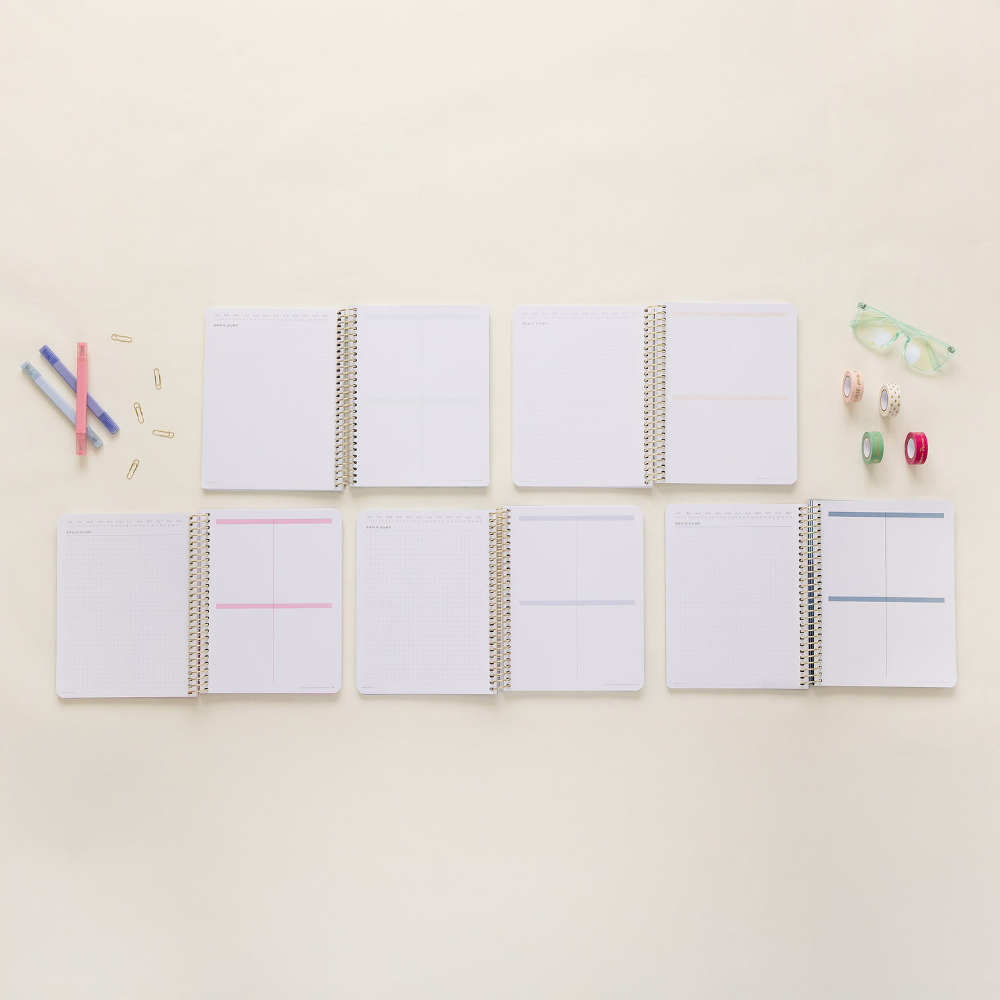 Refresh Brain Dump Journal | Bold Pink