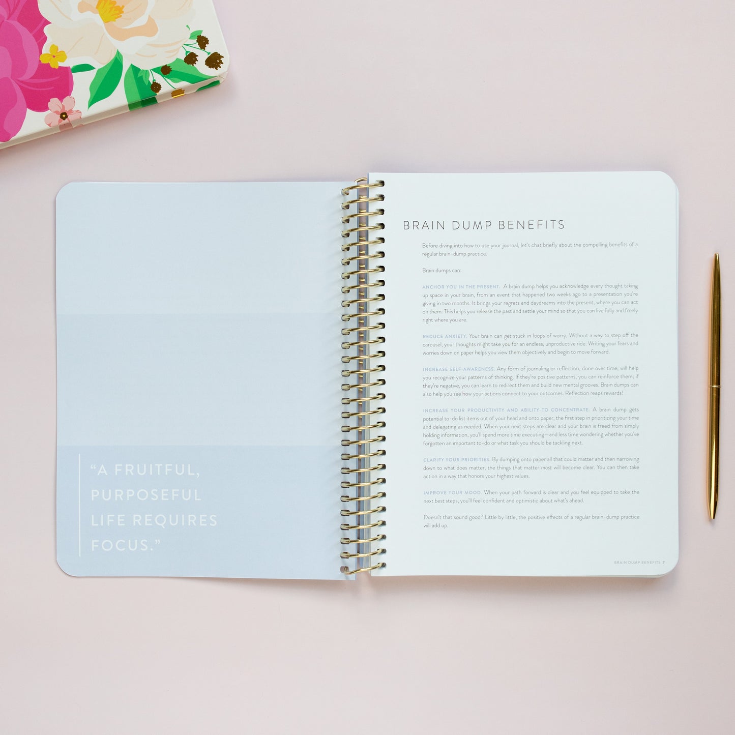 Refresh Brain Dump Journal | Periwinkle