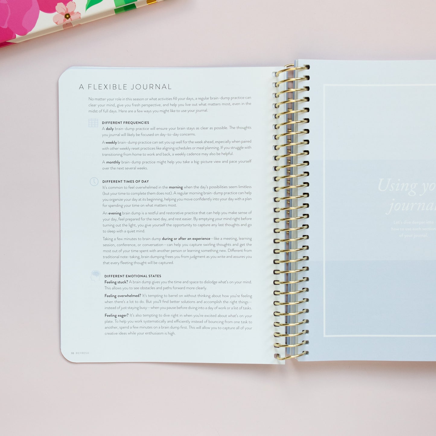 Refresh Brain Dump Journal | Periwinkle