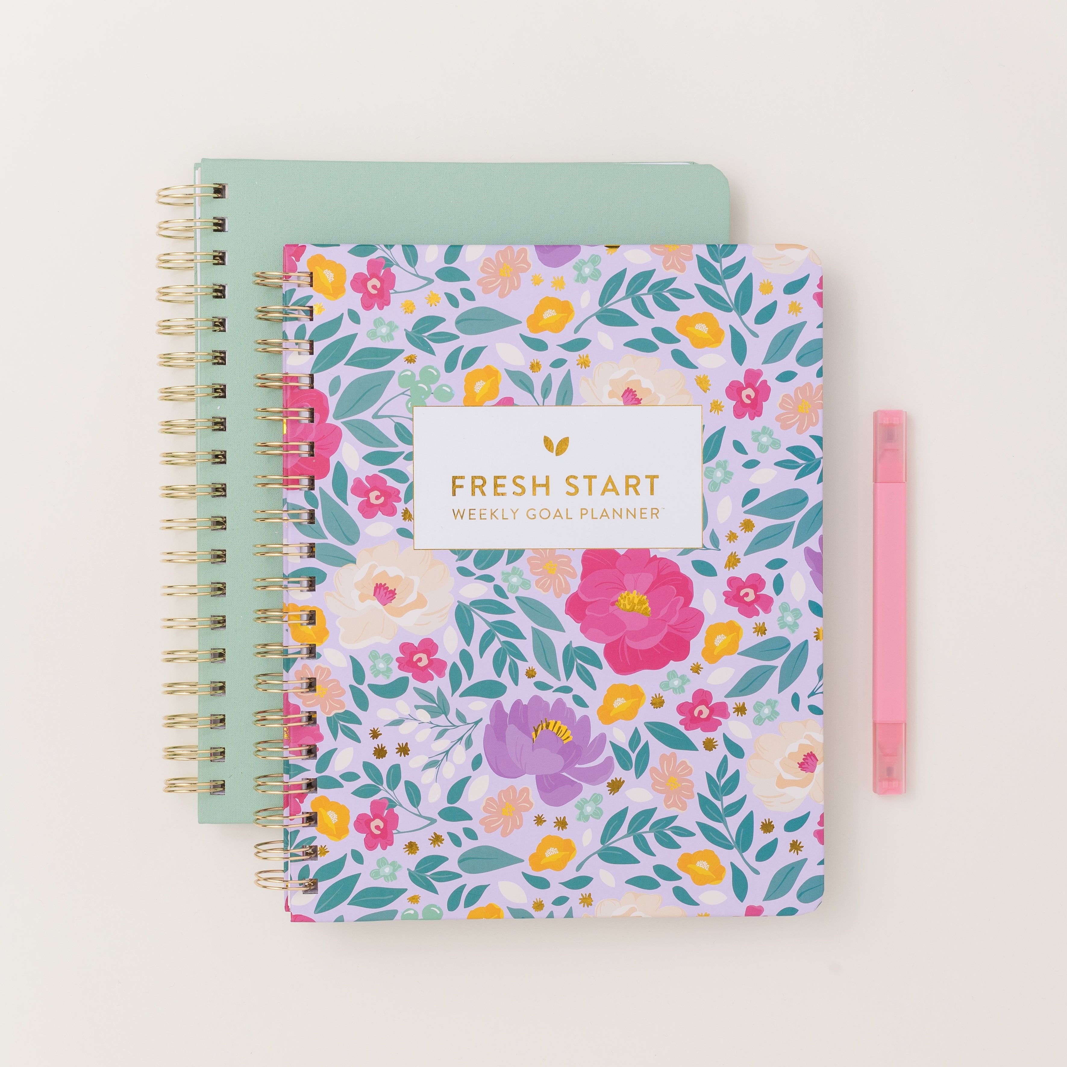 2022 Planner | Weekly Planner deals | Hourly Planner | Custom Planner | Personalized Planner | Choose Your Start Month | Lavender Leaves