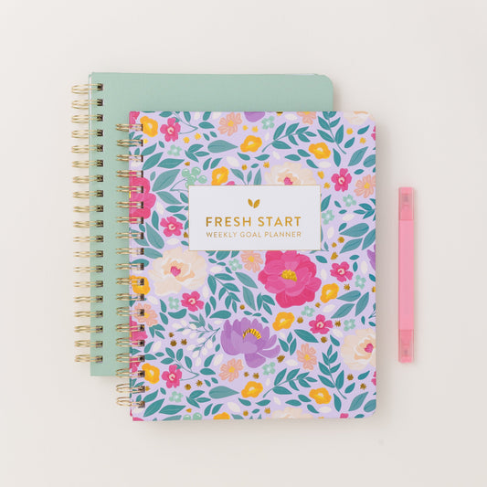 Fresh Start Weekly Goal Planner | Lilac Blooms