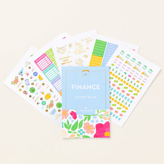 Finance Sticker Book