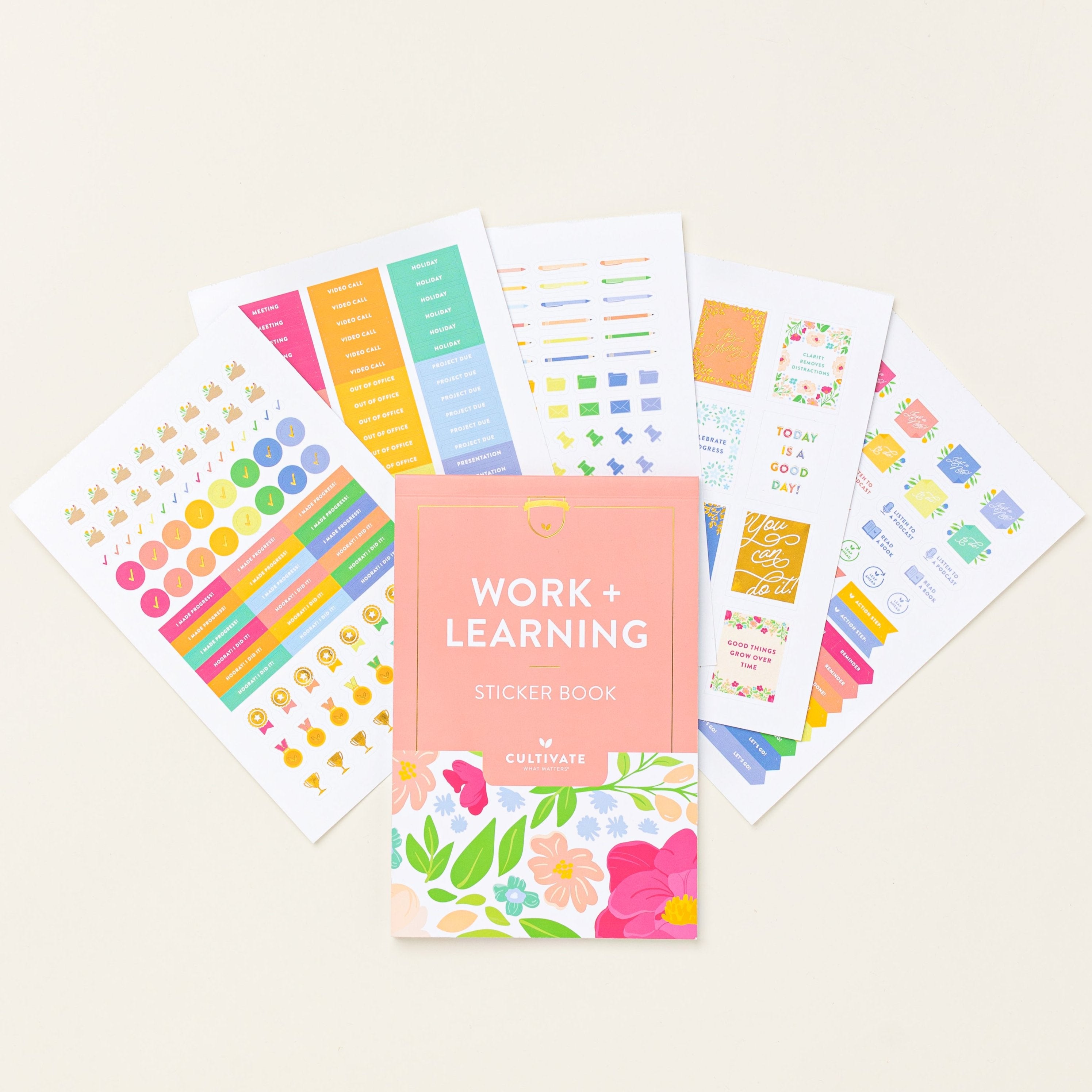 Work & Learning Sticker Book – Cultivate