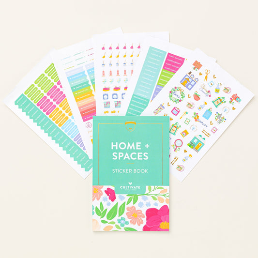 Home & Spaces Sticker Book