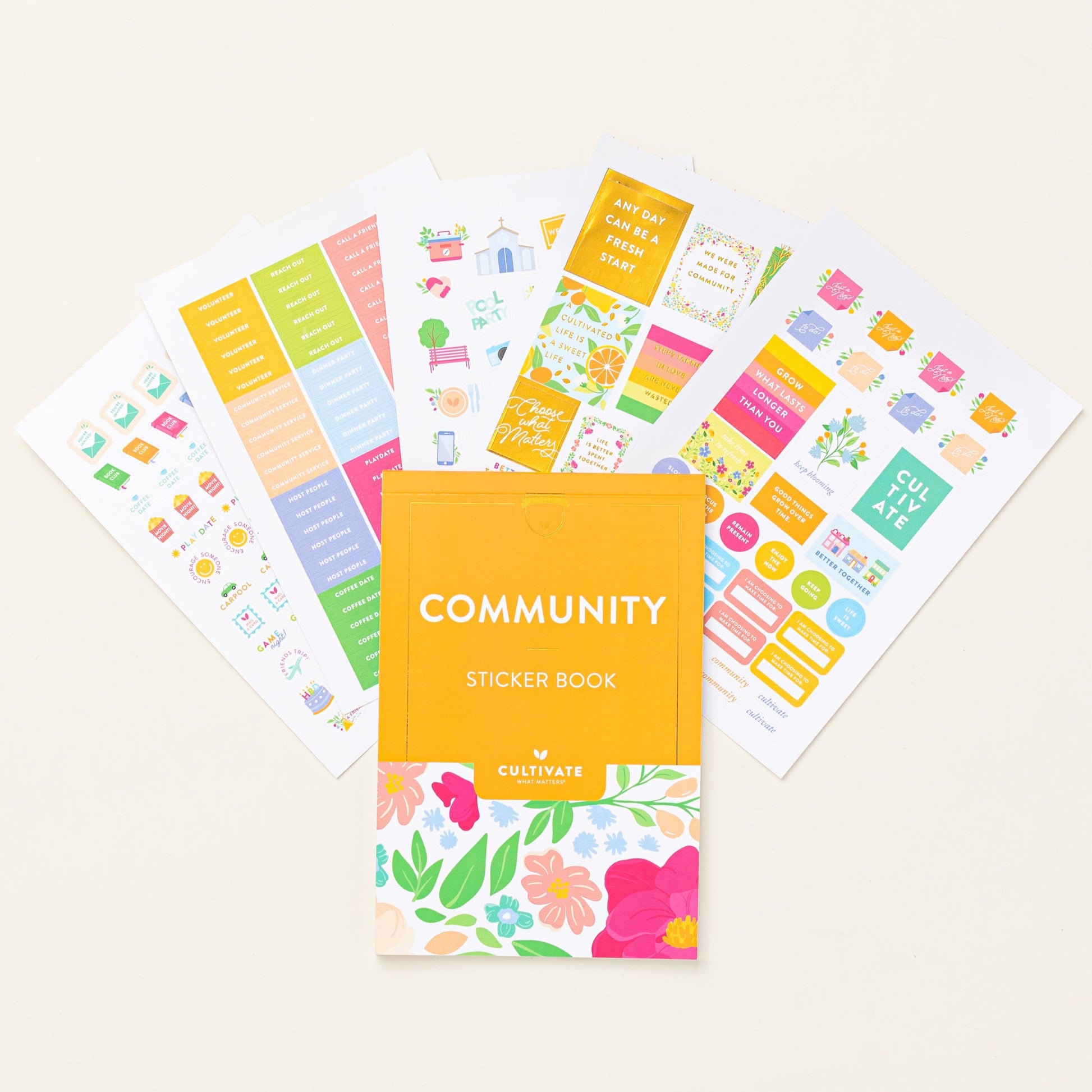 Community Sticker Book – Cultivate