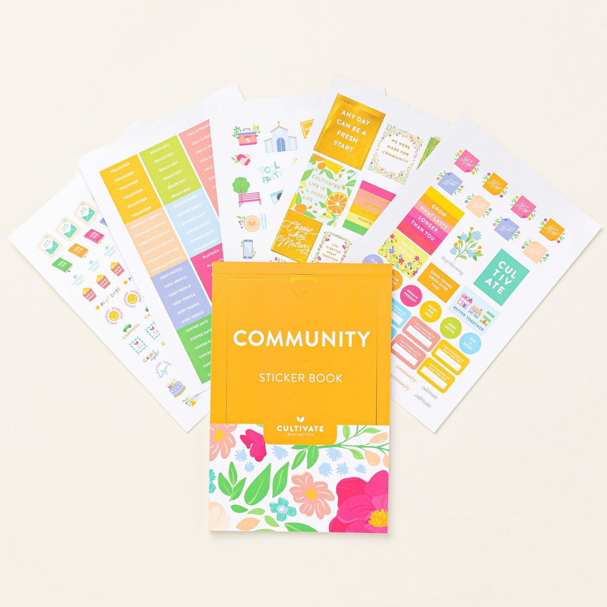 Complement Sticker Book Community Sticker Book – Cultivate