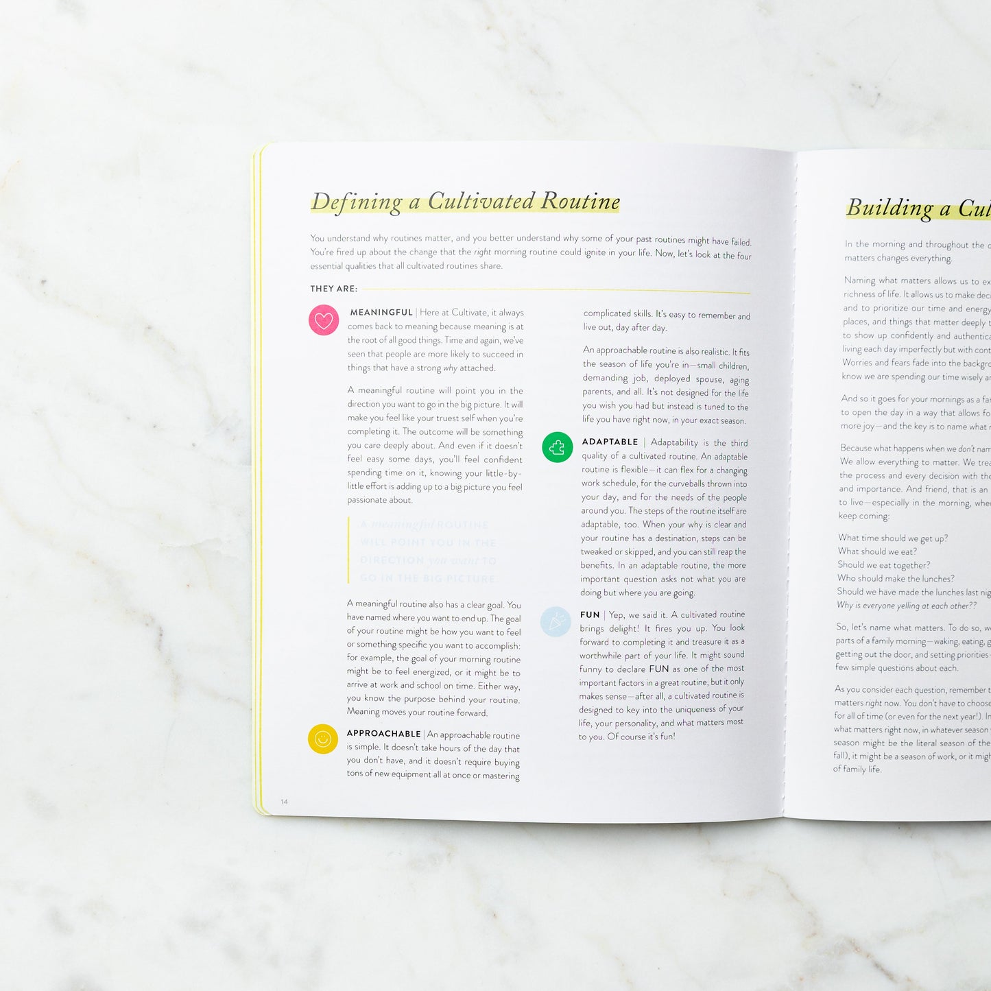 Family Morning Routines Workbook